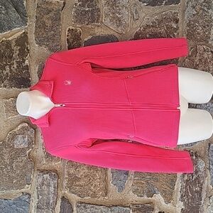 Spyder Core Endure Full Zip Fleece Lined Sweater in Girlfriend Pink Size Medium